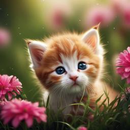 Cat Background Wallpaper - cute kitten wallpaper  