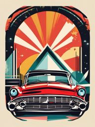 Nifty 50s Aesthetics - Take inspiration from the '50s with nifty designs on your tee. , vector art, splash art, retro t shirt design