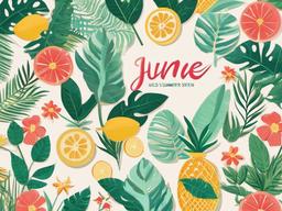 June Summer Wallpaper  background