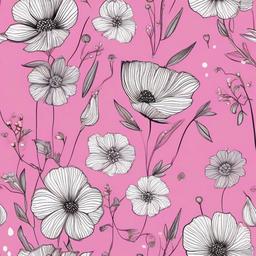 pink background flower  