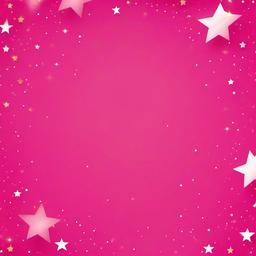 pink background with stars  