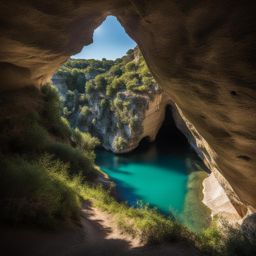 lesser-known basilicata caves - illustrate the beauty of lesser-known caves in basilicata, with stunning rock formations and hidden chambers. 