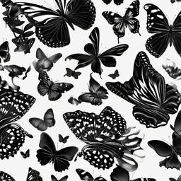 Butterfly Background Wallpaper - black wallpaper butterfly  