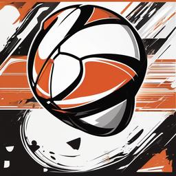 Sport clipart - rugby ball and pitch  vector clipart