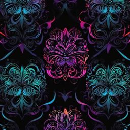 Dark iPhone Wallpaper - Dark and Mysterious iPhone Background wallpaper splash art, vibrant colors, intricate patterns