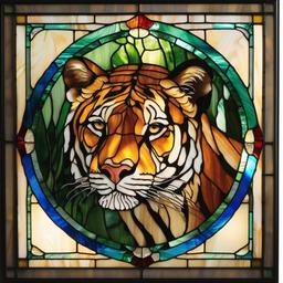 Wildlife Stained Glass - Immerse yourself in the world of wildlife through stained glass art, capturing the beauty of various animals.  