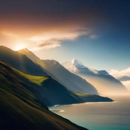 Mountain Background Wallpaper - mountain and ocean wallpaper  