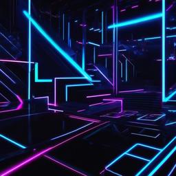 Neon Background Wallpaper - aesthetic neon blue wallpaper  