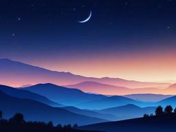 Blue Sky Night Background  ,desktop background wallpaper