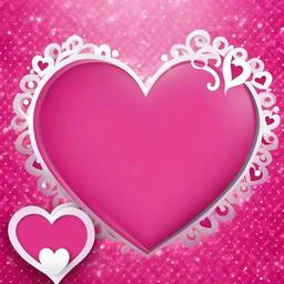 Heart Background Wallpaper - pink background white heart  