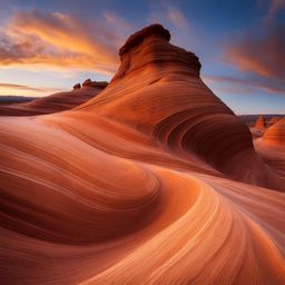 the wave, usa - embarks on a permit-only hike to see the mesmerizing sandstone rock formation. 