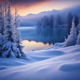 Winter background wallpaper - snow landscape background  