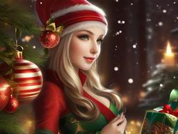 Christmas Wallpaper Elf  