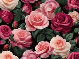 Flower Background Wallpaper - aesthetic wallpaper roses  