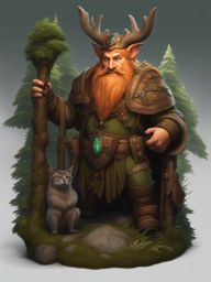 enigmatic firbolg druid with giant friends - capture an enigmatic firbolg druid with friendly forest giants at their side. 