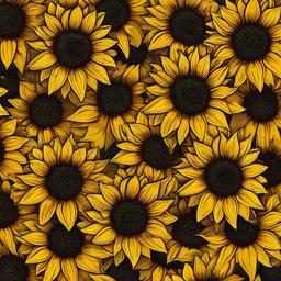 Sunflower Background Wallpaper - sunflower background aesthetic  