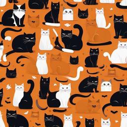 Cat Background Wallpaper - halloween background cats  