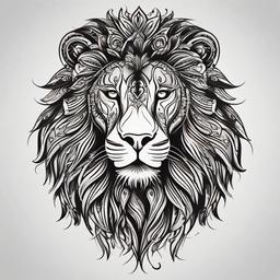 leo tattoo ideas for females  simple vector color tattoo