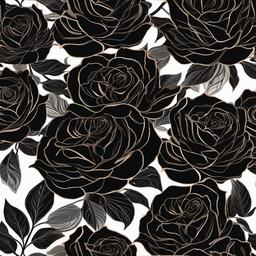 black rose background  