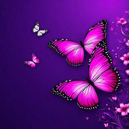 Purple Background Wallpaper - butterfly purple wallpapers  