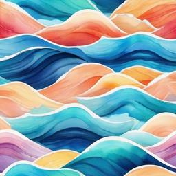 Wave Background Wallpaper - watercolor waves background  