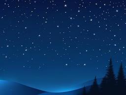 Blue Starry Sky Wallpaper  ,desktop background wallpaper