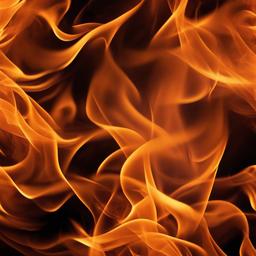 Fire Wallpaper - Burning orange flames with smoky haze  background wallpaper