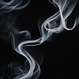 black background smoke  