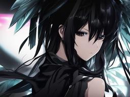 Wallpaper Black Anime  ,desktop background wallpaper