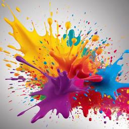 Splash Background - colorful paint splatter background  