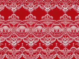 Red With White Background-Vibrant red with delicate white lace borders  background wallpaper