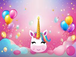 Birthday Background Wallpaper - unicorn birthday backdrop  