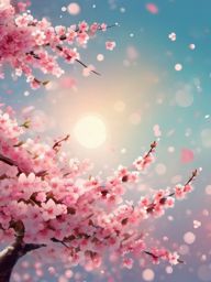 Spring iPhone Wallpaper - Embrace the beauty of blooming cherry blossoms that capture the essence of spring, awakening your screen with color.  intricate patterns, splash art, wallpaper art