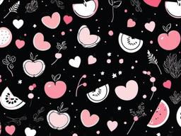 Aesthetic Cute Black Wallpaper  ,desktop background wallpaper