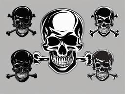 Skull clipart - skull and crossbones symbol  