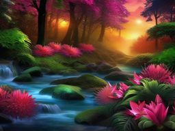 Live Nature Wallpapers Dynamic and Animated Nature Scenes for Vibrant Backgrounds  intricate patterns, colors, wallpaper style