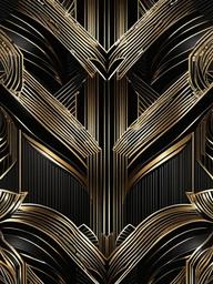 Black Art Deco Wallpaper  ,mobile iphone background wallpaper