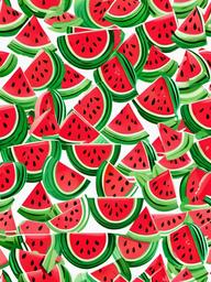 Watermelon clipart - watermelon pattern for summer decor  