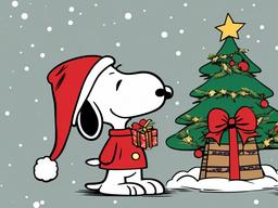 Wallpaper Snoopy Christmas  