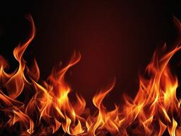 Fire Wallpaper - Bright flames on dark backdrop  background wallpaper