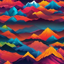 Mountain Background Wallpaper - colorful mountain wallpaper  