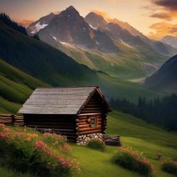 Mountain Background Wallpaper - mountain cabin background  