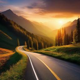 Mountain Background Wallpaper - mountain road wallpaper  