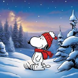 Winter background wallpaper - snoopy winter wallpaper  