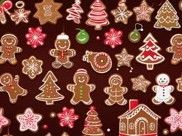 Gingerbread Christmas Wallpaper  