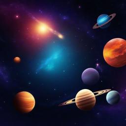 Galaxy Background Wallpaper - galaxy background with planets  