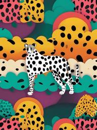 Cute Cheetah Print Wallpaper - Playful cheetah spots with color  ,mobile iphone background wallpaper