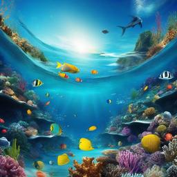 Ocean Background Wallpaper - under sea wallpaper hd  