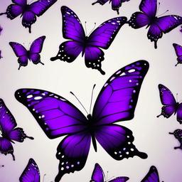 Butterfly Background Wallpaper - purple butterfly wallpaper  