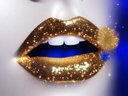 Glitter Royal Blue Background  